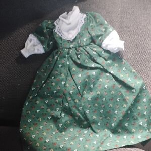 Floral Green Barbie Dress